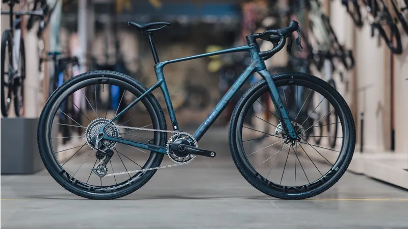 2026 Cube Nuroad C:62 SLT Gravel Bike - Royal Green/Fume-1