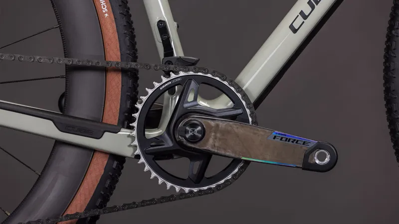 2026 Cube Nuroad C:62 SLX Gravel Bike - Reed Beige/Chrome-6