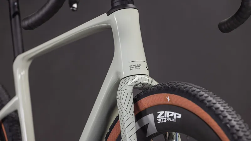 2026 Cube Nuroad C:62 SLX Gravel Bike - Reed Beige/Chrome-3