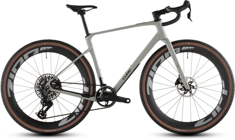 2026 Cube Nuroad C:62 SLX Gravel Bike - Reed Beige/Chrome