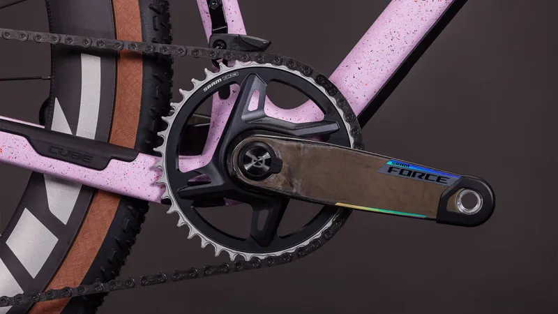 2026 Cube Nuroad C:62 SLX Gravel Bike - Rhodonite/Orange-4