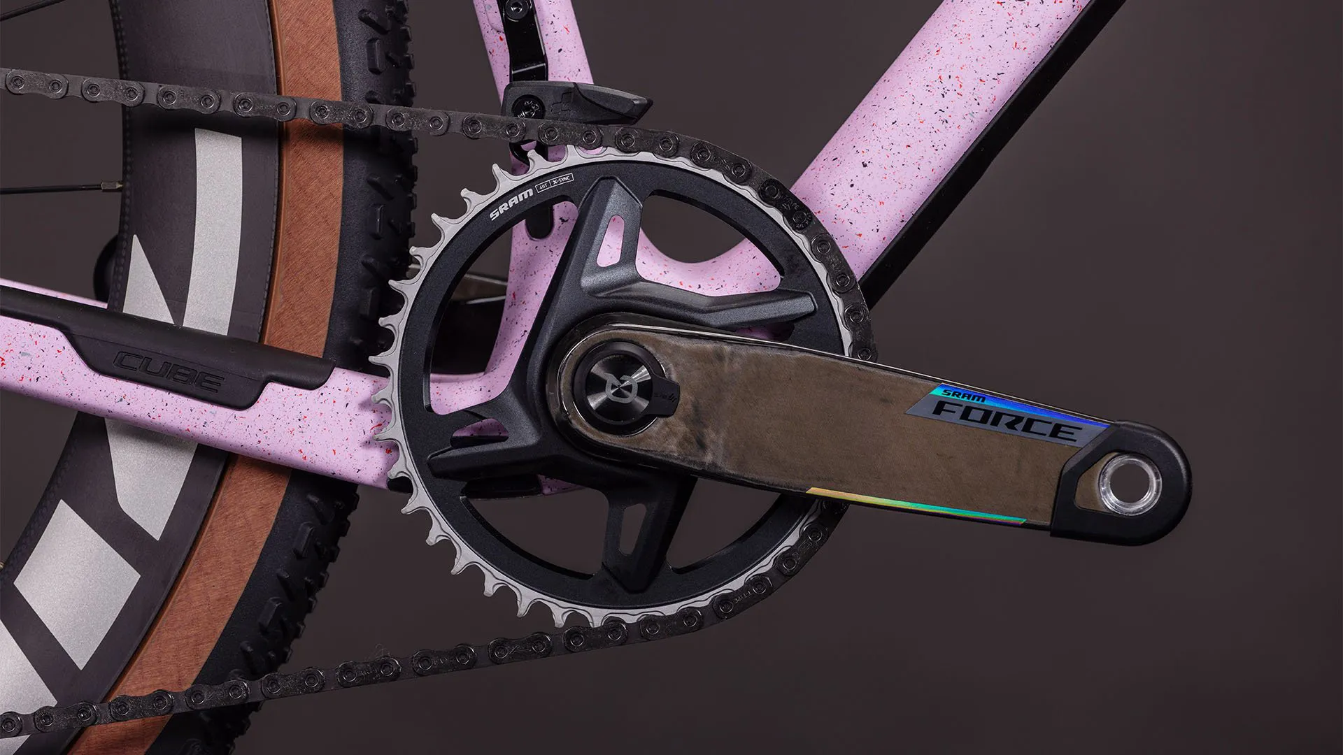 2026 Cube Nuroad C:62 SLX Gravel Bike Rhodonite/Orange