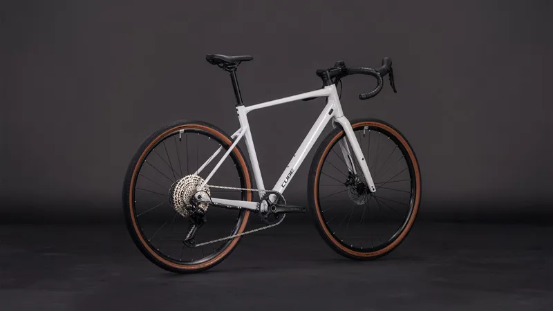2026 Cube Nuroad EX Gravel Bike - Cotton/Grey-2