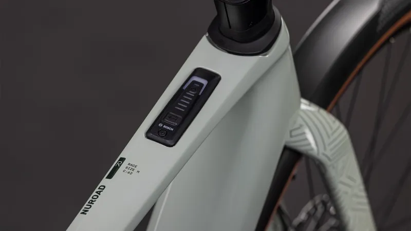 2026 Cube Nuroad Hybrid C:62 Race 400X FE Electric Gravel Bike - Reed Beige-3