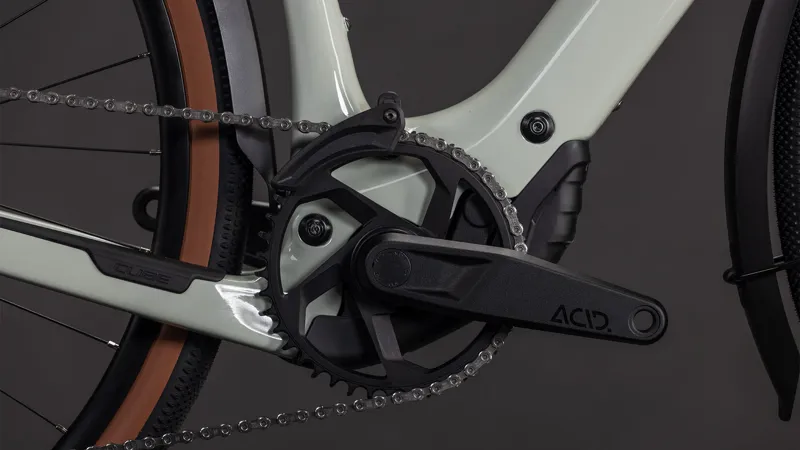 2026 Cube Nuroad Hybrid C:62 Race 400X FE Electric Gravel Bike - Reed Beige-6