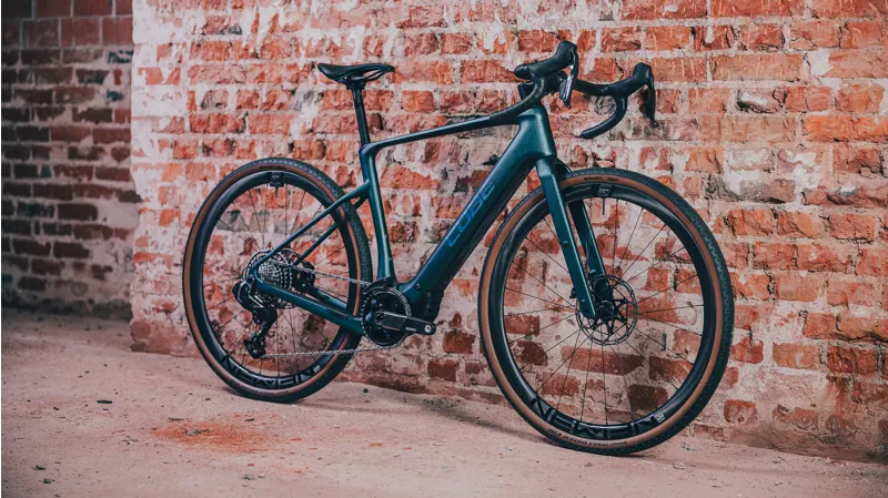 2026 Cube Nuroad Hybrid C:62 SLT 400X Electric Gravel Bike - Royal Green-1
