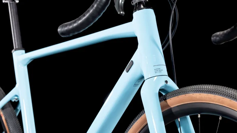 2025 Cube Nuroad Pro Gravel Bike - Maya Blue/Black-2