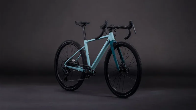 2026 Cube Nuroad Rookie Pro Kids Gravel Bike - Teal Grey/Teal-2