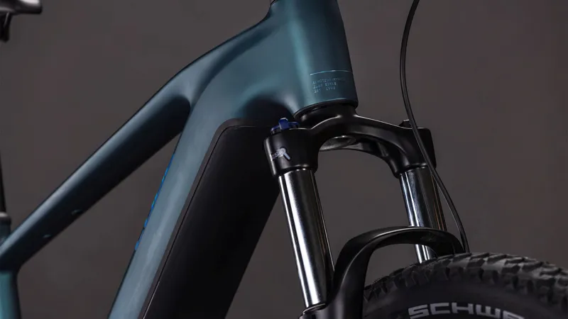 2026 Cube Reaction Hybrid One 600 Electric Mountain Bike - Royal Green-7