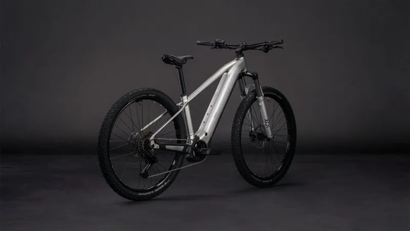 2026 Cube Reaction Hybrid One 600 Electric Mountain Bike - Sleek Grey/Prism-2