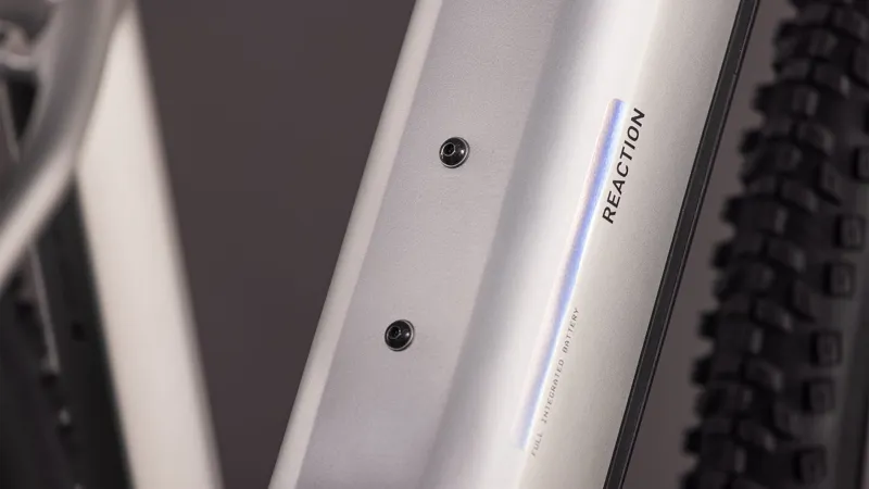 2026 Cube Reaction Hybrid One 600 Electric Mountain Bike - Sleek Grey/Prism-4