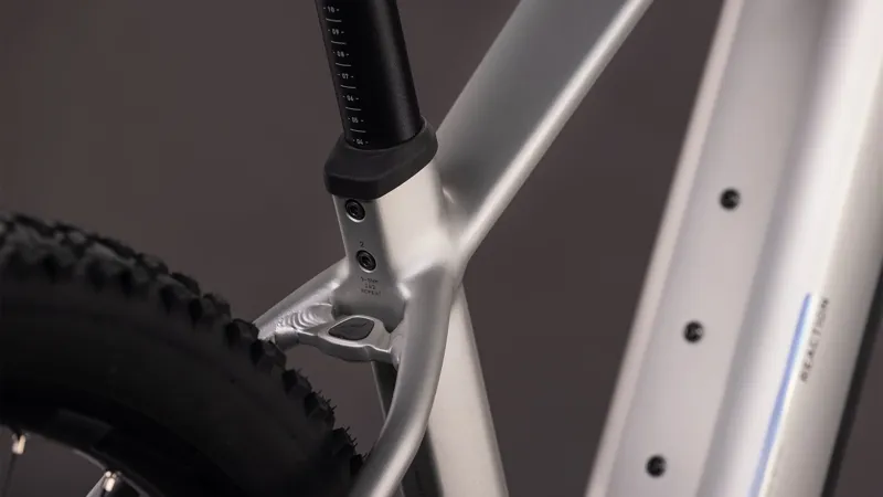 2026 Cube Reaction Hybrid One 600 Electric Mountain Bike - Sleek Grey/Prism-5