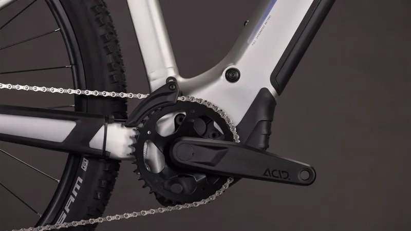 2026 Cube Reaction Hybrid One 600 Electric Mountain Bike - Sleek Grey/Prism-6