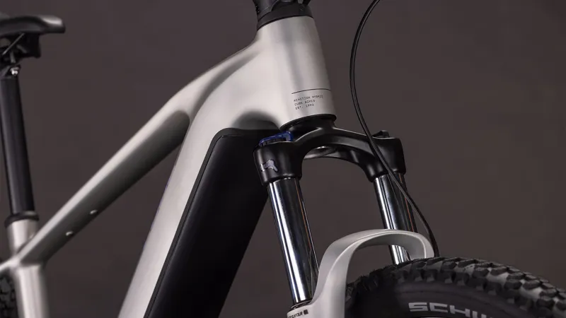 2026 Cube Reaction Hybrid One 600 Electric Mountain Bike - Sleek Grey/Prism-7