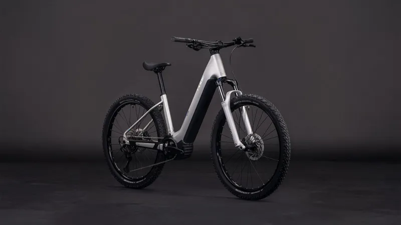 2026 Cube Reaction Hybrid One 800 Easy Entry Electric Mountain Bike - Sleek Grey-2
