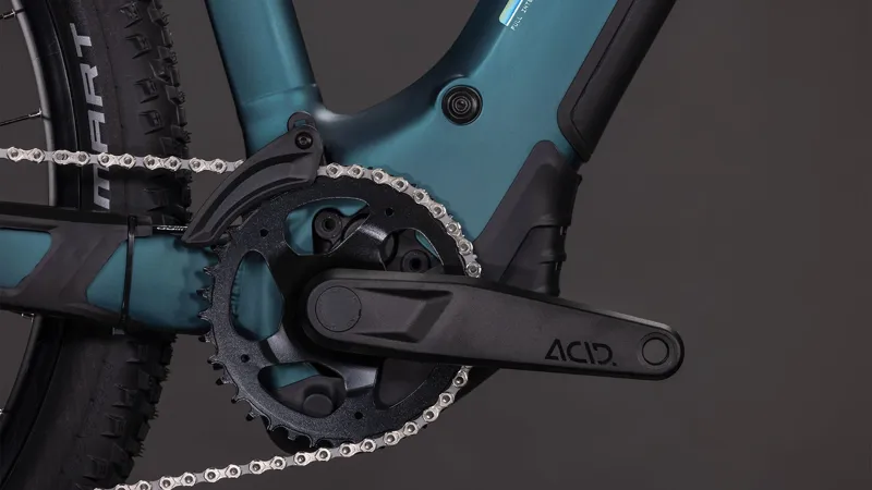 2026 Cube Reaction Hybrid One 800 Electric Mountain Bike - Royal Green-5