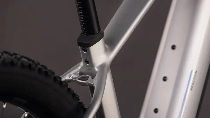 2026 Cube Reaction Hybrid One 800 Electric Mountain Bike - Sleek Grey-4