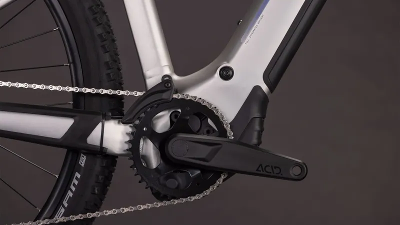 2026 Cube Reaction Hybrid One 800 Electric Mountain Bike - Sleek Grey-3