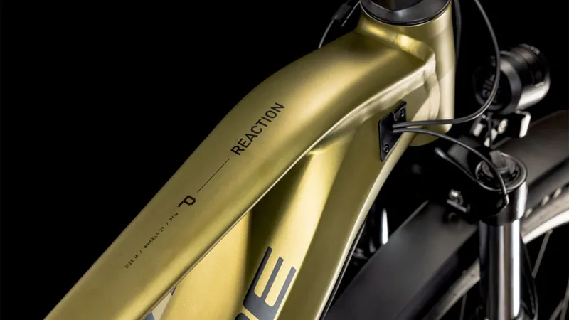 2025 Cube Reaction Hybrid Performance 500 Allroad Electric Bike - Golden-6