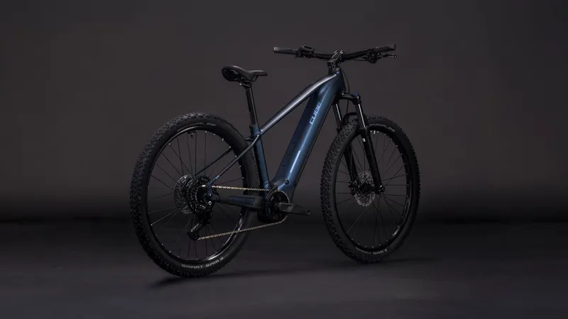 2026 Cube Reaction Hybrid Performance 600 Electric Mountain Bike - Indigo Blue-2