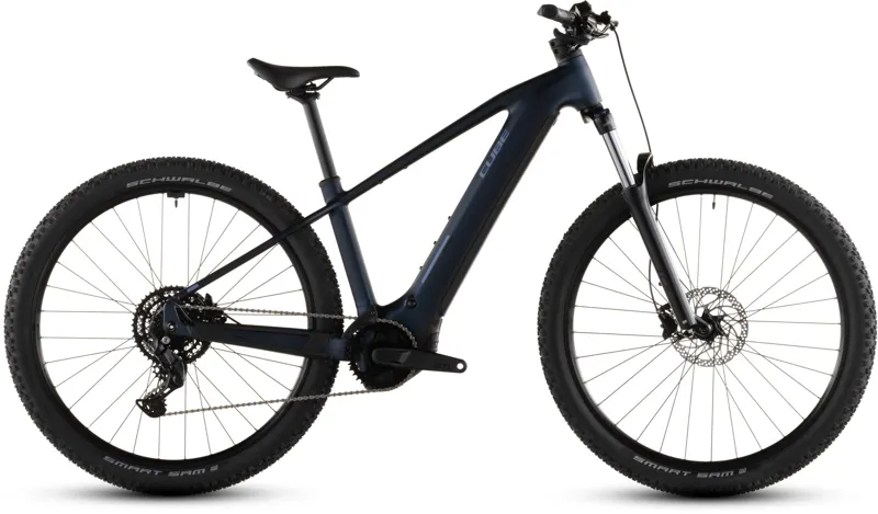 2026 Cube Reaction Hybrid Performance 600 Electric Mountain Bike - Indigo Blue