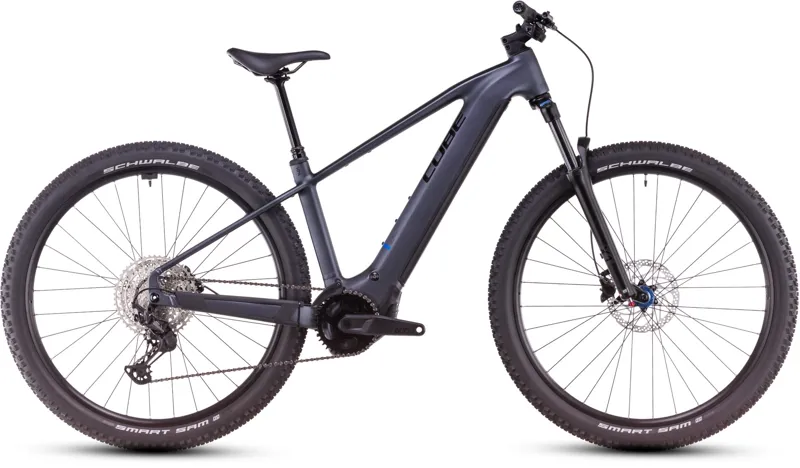 2025 Cube Reaction Hybrid Pro 800 Electric Mountain Bike - Metallic Grey