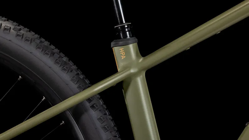 2025 Cube Reaction Hybrid Pro 800 Electric Mountain Bike - Olive/Gold-4
