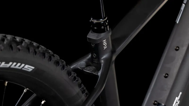 2025 Cube Reaction Hybrid Race 800 Electric Mountain Bike - Black/Metal-5