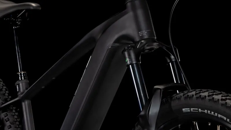 2025 Cube Reaction Hybrid Race 800 Electric Mountain Bike - Black/Metal-2