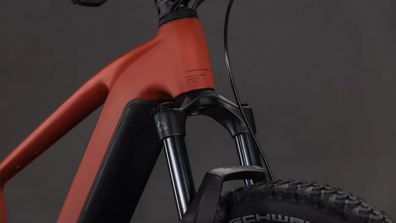 2026 Cube Reaction Hybrid Race 800 Electric Mountain Bike - Amber/Black-2