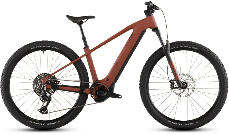 2026 Cube Reaction Hybrid Race 800 Electric Mountain Bike - Amber/Black