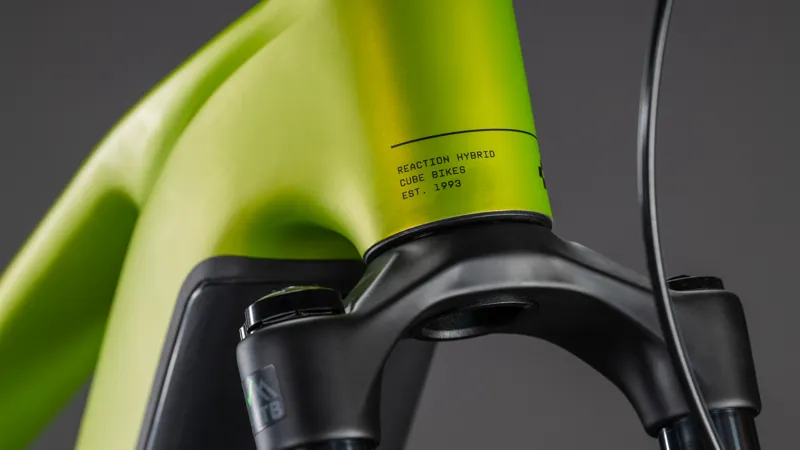 2026 Cube Reaction Hybrid Race 800 Electric Mountain Bike - Lizard/Black-3