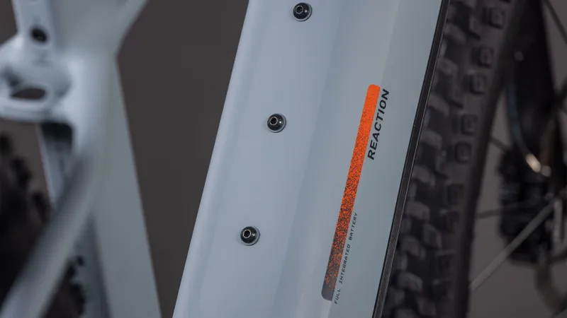 2026 Cube Reaction Hybrid Race 800 Electric Mountain Bike - Vulcan/Orange-4