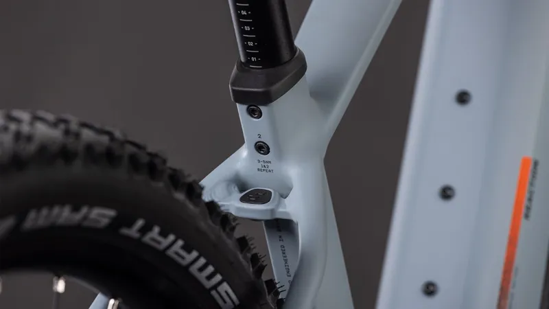 2026 Cube Reaction Hybrid Race 800 Electric Mountain Bike - Vulcan/Orange-5