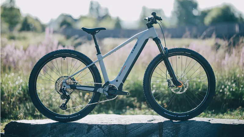 2026 Cube Reaction Hybrid Race 800 Electric Mountain Bike - Vulcan/Orange-1