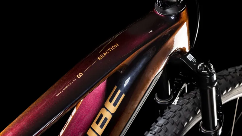 2025 Cube Reaction Hybrid SLT 800 Electric Mountain Bike - Solar - Size Large-8