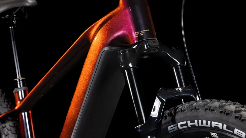 2025 Cube Reaction Hybrid SLT 800 Electric Mountain Bike - Solar - Size Large-2