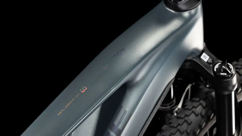 2025 Cube Reaction Hybrid SLX 800 Electric Mountain Bike - Sage - Size Large-6