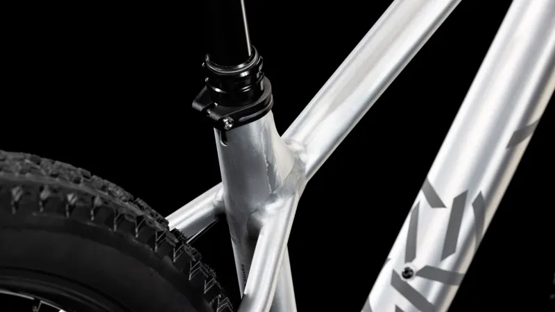 2025 Cube Reaction TM Pro Hardtail Mountain Bike - Raw Metal/Reflect-4