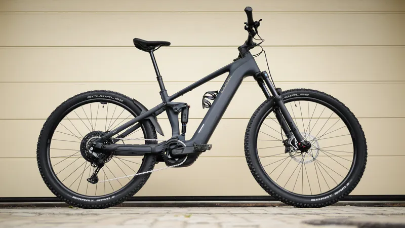2026 Cube Stereo Hybrid One22 Pro 800 Electric Mountain Bike - Night/Chrome-1