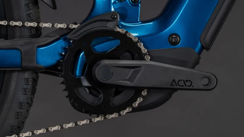 2026 Cube Stereo Hybrid One22 Race 800 Electric Mountain Bike - Electric Blue-6