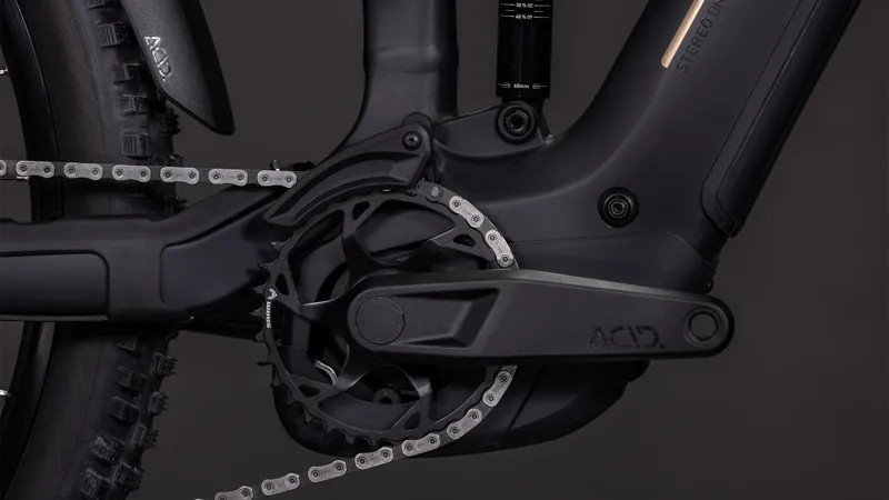 2026 Cube Stereo Hybrid One44 EX 800 Electric Mountain Bike - Blackline-5