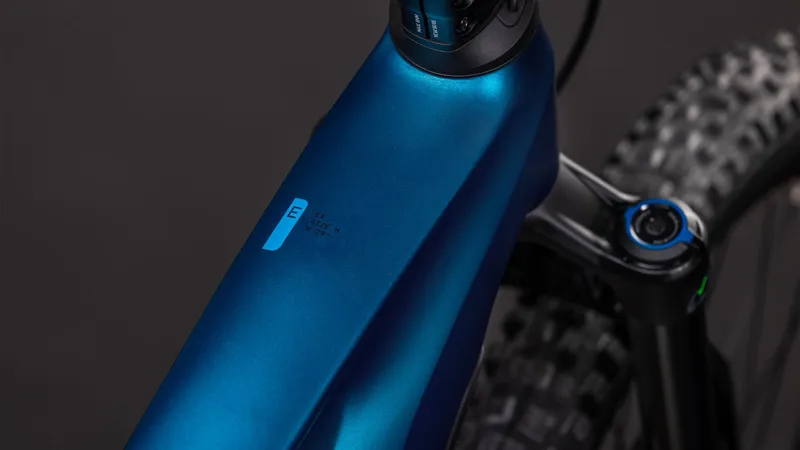 2026 Cube Stereo Hybrid One44 EX 800 Electric Mountain Bike - Electric Blue-3
