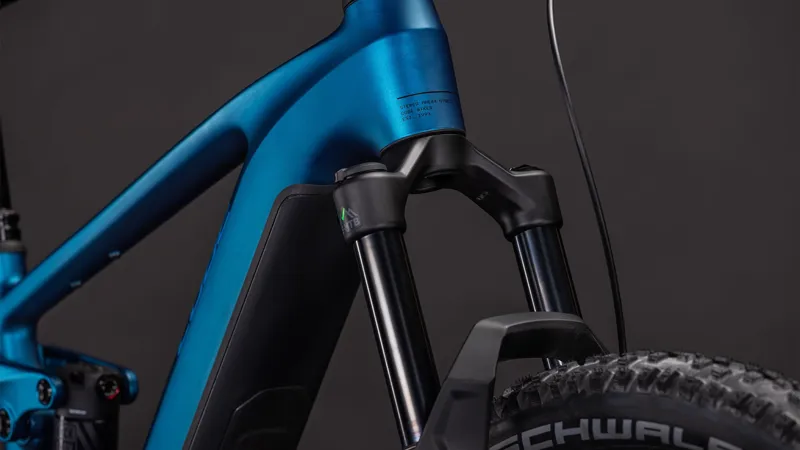2026 Cube Stereo Hybrid One44 EX 800 Electric Mountain Bike - Electric Blue-6