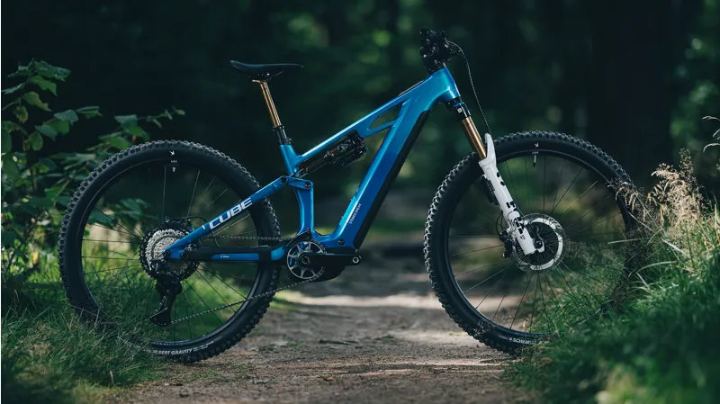 2026 Cube Stereo Hybrid One44 HPC AT 800 Electric Mountain Bike - ActionTeam-2