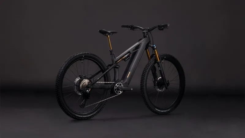 2026 Cube Stereo Hybrid One44 HPC AT 800 Electric Mountain Bike - Carbon-2