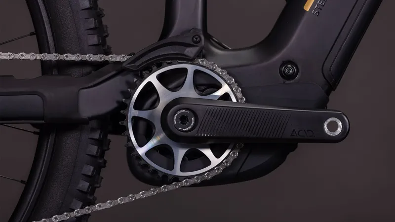 2026 Cube Stereo Hybrid One44 HPC AT 800 Electric Mountain Bike - Carbon-5