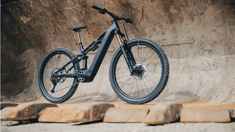 2026 Cube Stereo Hybrid One44 HPC AT 800 Electric Mountain Bike - Carbon-1