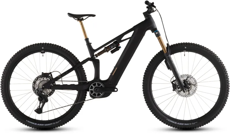 2026 Cube Stereo Hybrid One44 HPC AT 800 Electric Mountain Bike - Carbon