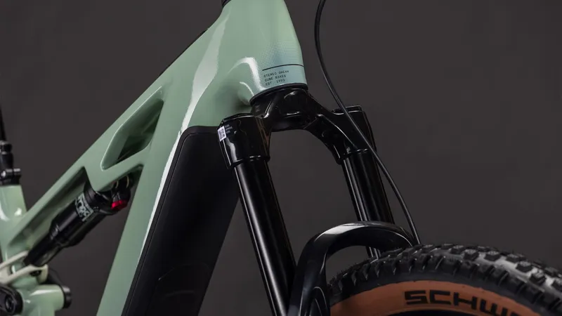 2026 Cube Stereo Hybrid One44 HPC Race 800 E-Mountain Bike - Dried Herbs-7